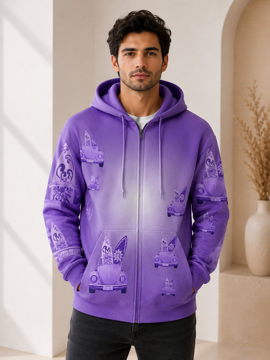 Beach Bum Full Zip Hoodies Jacket