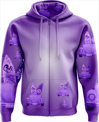 Beach Bum Full Zip Hoodies Jacket - fungear.com.au