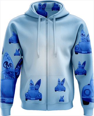 Beach Bum Full Zip Hoodies Jacket - fungear.com.au