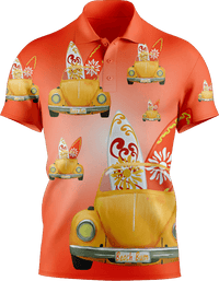 Beach Bum Men's Short Sleeve Polo - fungear.com.au