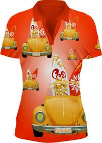 Beach Bum Women's Polo - fungear.com.au
