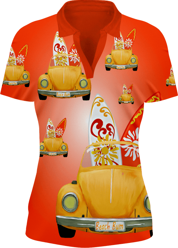 Beach Bum Women's Polo - fungear.com.au