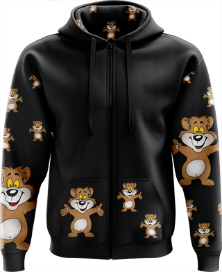 Billy Bear Full Zip Hoodies Jacket - fungear.com.au