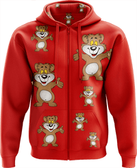 Billy Bear Full Zip Hoodies Jacket - fungear.com.au