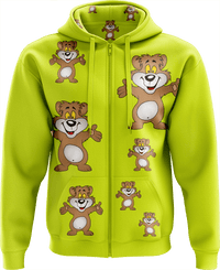 Billy Bear Full Zip Hoodies Jacket - fungear.com.au