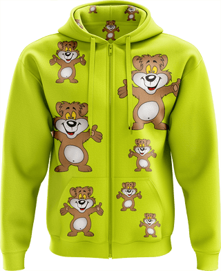 Billy Bear Full Zip Hoodies Jacket - fungear.com.au