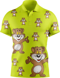Billy Bear Men's Short Sleeve Polo - fungear.com.au