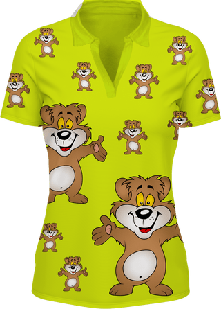 Billy Bear Women's Polo - fungear.com.au