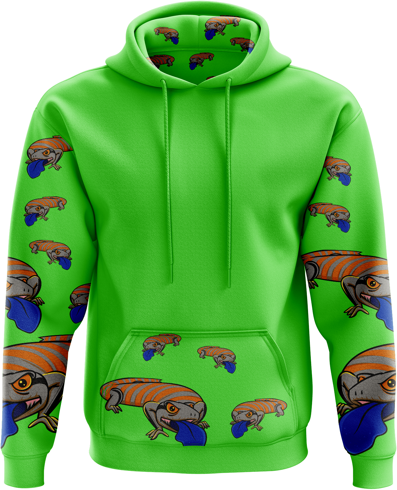 Bluey Lizard Hoodies - fungear.com.au