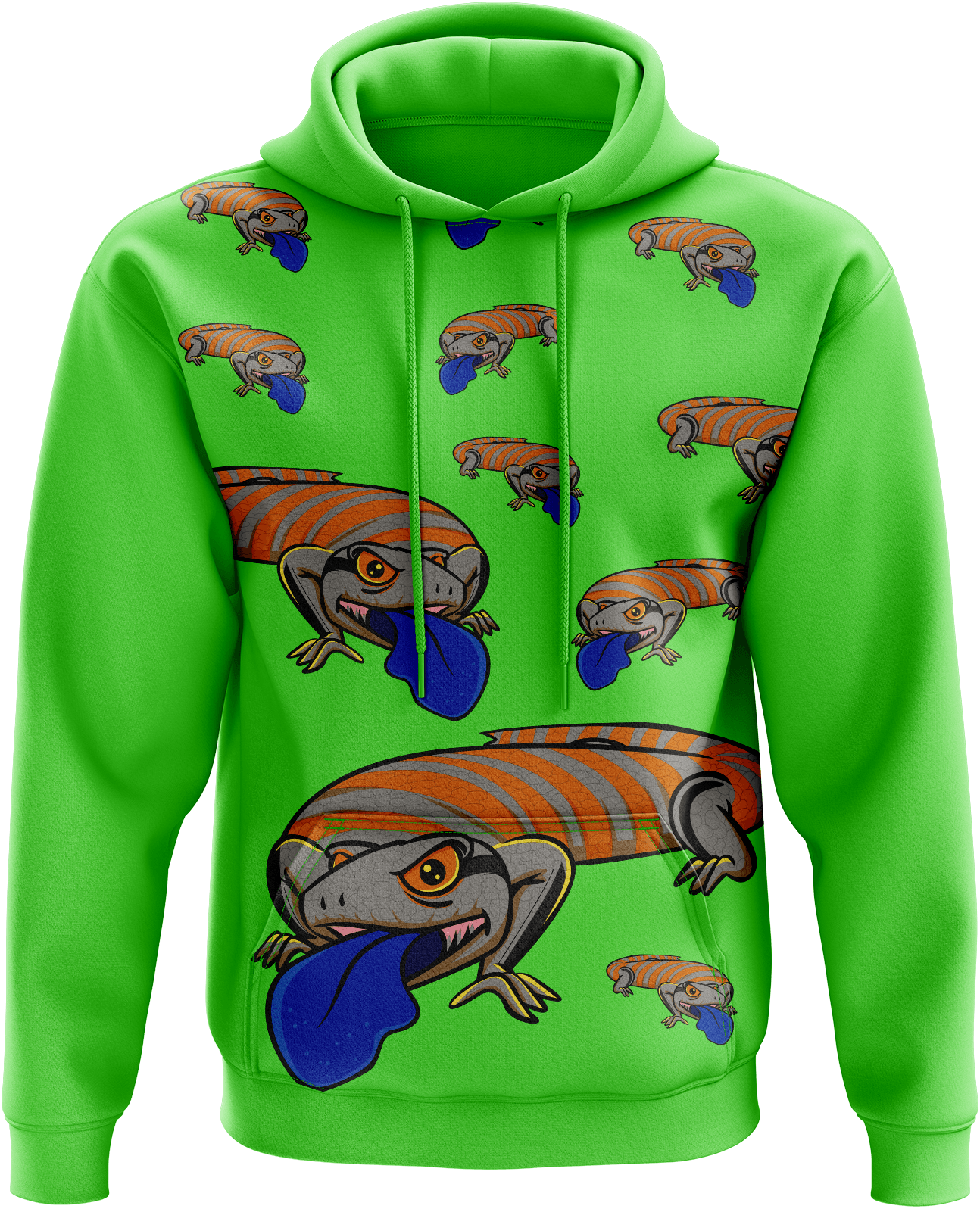 Bluey Lizard Hoodies - fungear.com.au