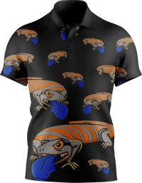 Bluey Lizard Men's Short Sleeve Polo - fungear.com.au