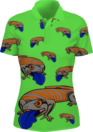 Bluey Lizard Women's Polo - kustomteamwear.com