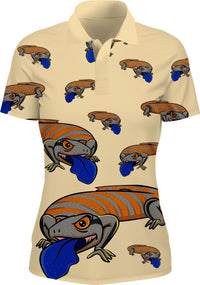 Bluey Lizard Women's Polo - kustomteamwear.com