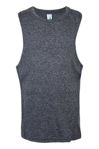 Boys Heather SLEEVELESS Tee - Greatness Range - kustomteamwear.com