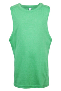 Boys Heather SLEEVELESS Tee - Greatness Range - kustomteamwear.com