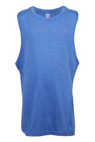 Boys Heather SLEEVELESS Tee - Greatness Range - kustomteamwear.com