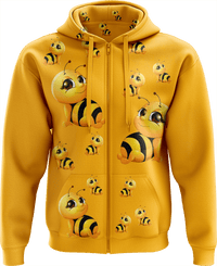 Buzz Bee Full Zip Hoodies Jacket - fungear.com.au