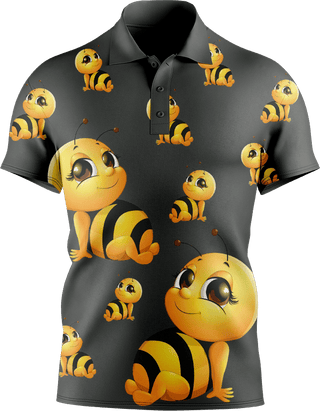 Buzz Bee Men's Short Sleeve Polo - fungear.com.au