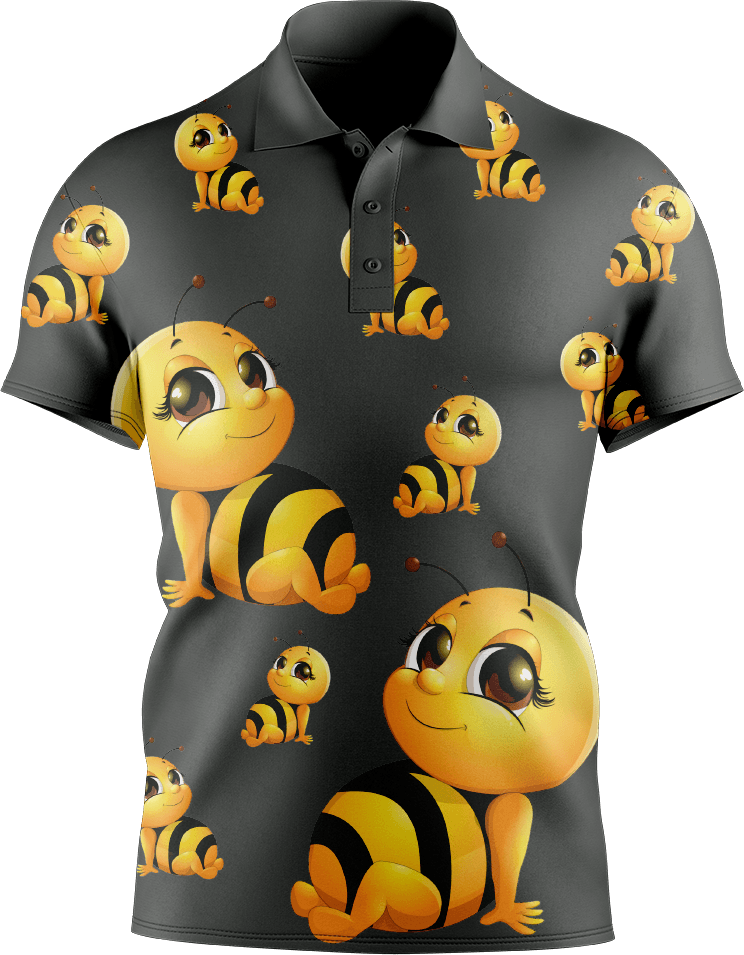Buzz Bee Men's Short Sleeve Polo - fungear.com.au