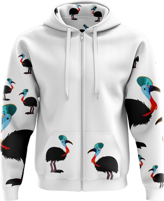 Casanova Cassowary Full Zip Hoodies Jacket - fungear.com.au