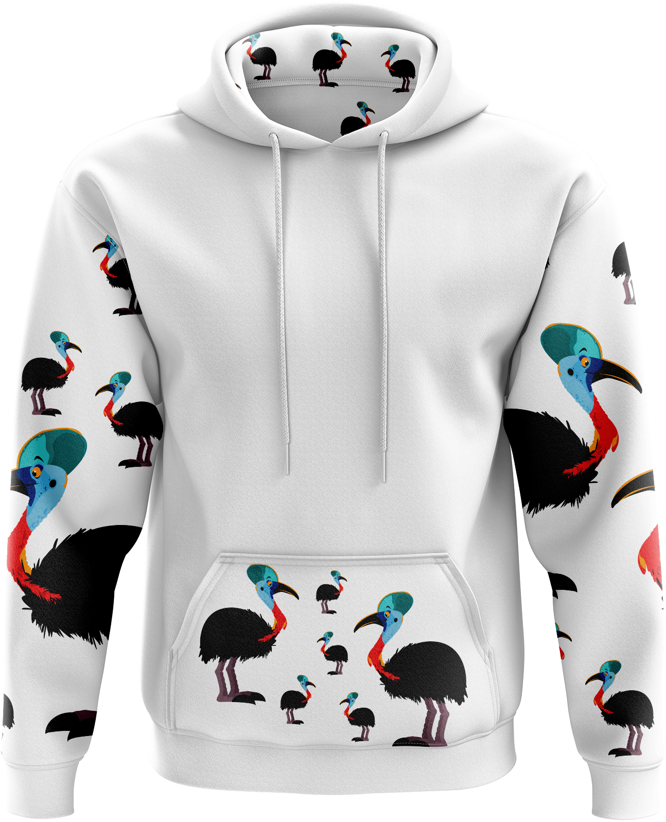 Casanova Cassowary Hoodies - fungear.com.au
