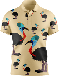 Casanova Cassowary Men's Short Sleeve Polo - fungear.com.au