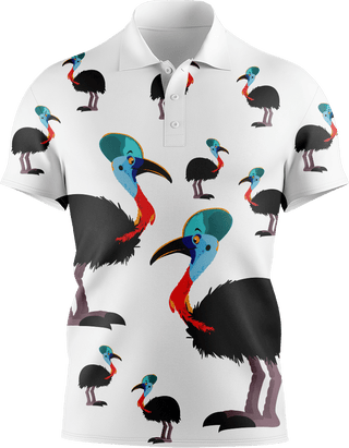 Casanova Cassowary Men's Short Sleeve Polo - fungear.com.au
