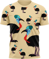 Casanova Cassowary T shirts - fungear.com.au