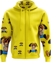 Cheeky Monkey Full Zip Hoodies Jacket - fungear.com.au