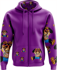 Cheeky Monkey Full Zip Hoodies Jacket - fungear.com.au