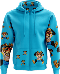 Cheeky Monkey Full Zip Hoodies Jacket - fungear.com.au