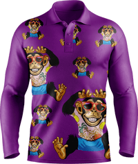 Cheeky Monkey Men's Polo. Long or Short Sleeve - fungear.com.au