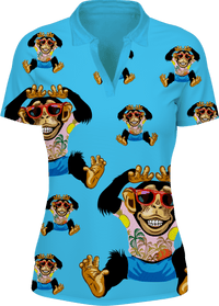 Cheeky Monkey Women's Polo - fungear.com.au
