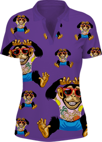 Cheeky Monkey Women's Polo - fungear.com.au