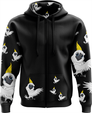 Cockatoo Full Zip Hoodies Jacket - fungear.com.au
