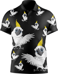 Cockatoo Men's Short Sleeve Polo - fungear.com.au