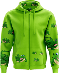 Crazy Croc Full Zip Hoodies Jacket - fungear.com.au