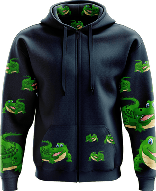 Crazy Croc Full Zip Hoodies Jacket - fungear.com.au