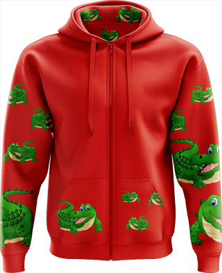 Crazy Croc Full Zip Hoodies Jacket - fungear.com.au