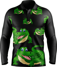 Crazy Croc Men's Polo. Long or Short Sleeve - fungear.com.au