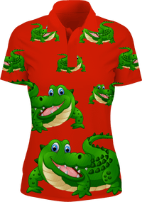 Crazy Croc Women's Polo - fungear.com.au