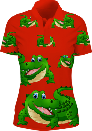 Crazy Croc Women's Polo - fungear.com.au