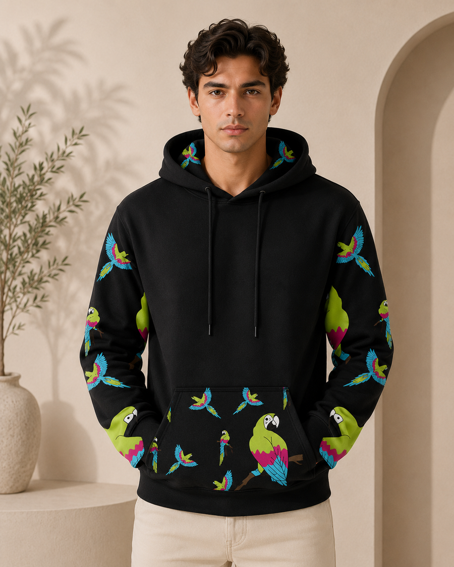 Majectic Macaw Hoodies