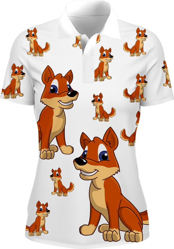 Daft Dingo Women's Polo - fungear.com.au