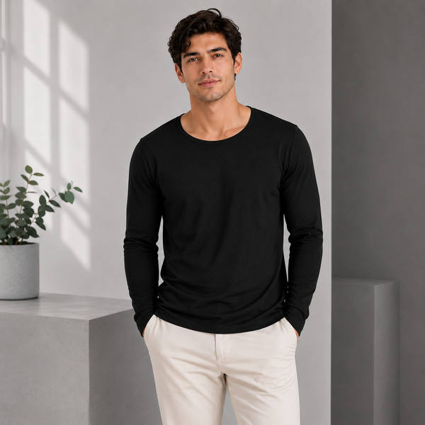 AA Organic Baby Rib L/S Tee