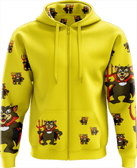 Devil Wears Fungear Full Zip Hoodies Jacket - fungear.com.au