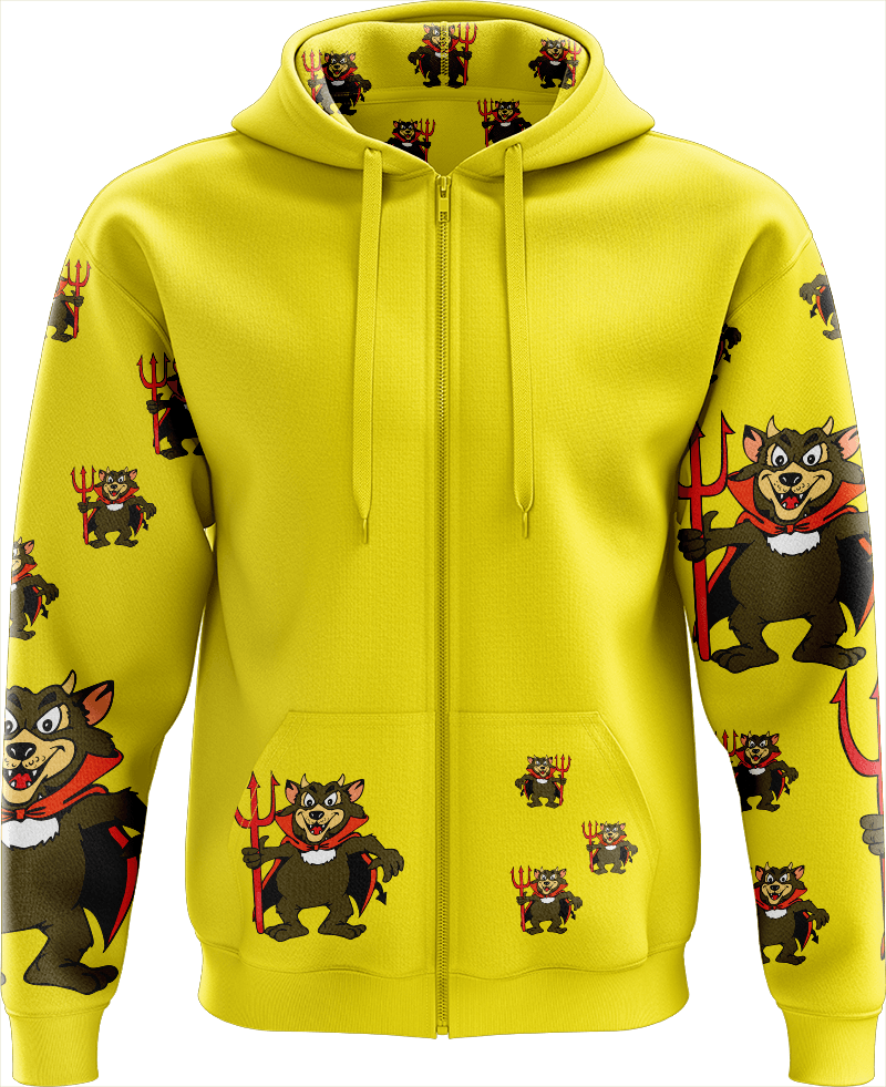 Devil Wears Fungear Full Zip Hoodies Jacket - fungear.com.au