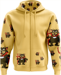 Devil Wears Fungear Full Zip Hoodies Jacket - fungear.com.au