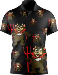Devil Wears Fungear Men's Short Sleeve Polo - fungear.com.au