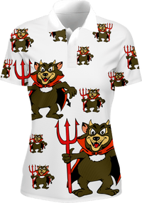 Devil Wears Fungear Women's Polo - fungear.com.au